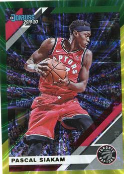 2019-20 Donruss - Holo Green and Yellow Laser #189 Pascal Siakam Front