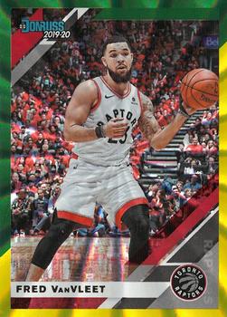 2019-20 Donruss - Holo Green and Yellow Laser #190 Fred VanVleet Front