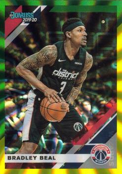 2019-20 Donruss - Holo Green and Yellow Laser #195 Bradley Beal Front