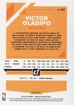 2019-20 Donruss - Holo Orange Laser #82 Victor Oladipo Back