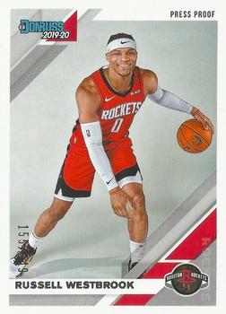 2019-20 Donruss - Press Proof Silver #142 Russell Westbrook Front