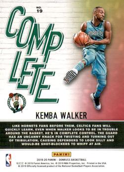 2019-20 Donruss - Complete Players #19 Kemba Walker Back