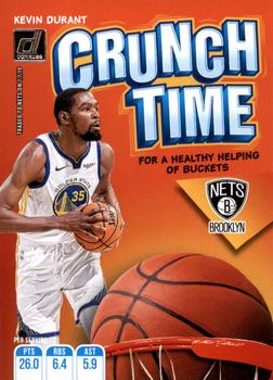 2019-20 Donruss - Crunch Time #8 Kevin Durant Front