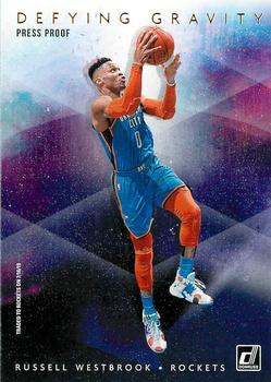 2019-20 Donruss - Defying Gravity Press Proof #4 Russell Westbrook Front