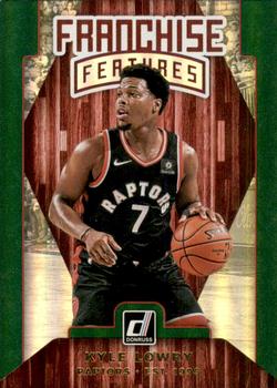 2019-20 Donruss - Franchise Features Green Flood #4 Kyle Lowry Front