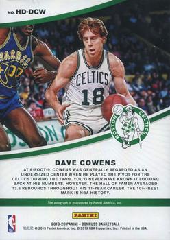 2019-20 Donruss - Hall Dominator Signatures #HD-DCW Dave Cowens Back