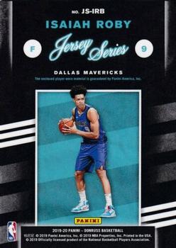 2019-20 Donruss - Jersey Series Prime #JS-IRB Isaiah Roby Back