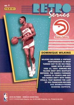 2019-20 Donruss - Retro Series #1 Dominique Wilkins Back