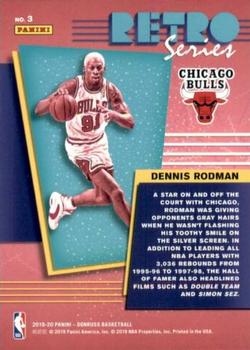 2019-20 Donruss - Retro Series #3 Dennis Rodman Back