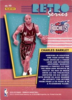 2019-20 Donruss - Retro Series #10 Charles Barkley Back