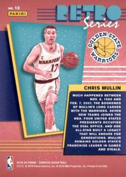 2019-20 Donruss - Retro Series #13 Chris Mullin Back
