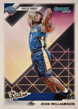2019-20 Donruss - The Rookies Press Proof #1 Zion Williamson Front