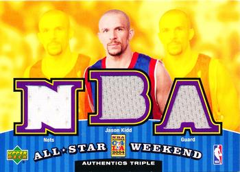 2004-05 Upper Deck - All-Star Weekend Authentics Triple #ASW3-JK Jason Kidd Front