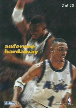 1994-95 SkyBox E-Motion - X-Cited #2 Anfernee Hardaway Back