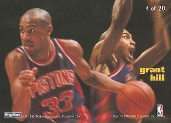 1994-95 SkyBox E-Motion - X-Cited #4 Grant Hill Back