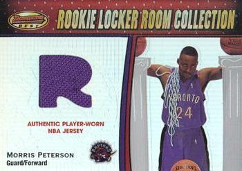 2000-01 Bowman's Best - Rookie Locker Room Collection Relics #LRCR20 Morris Peterson Front