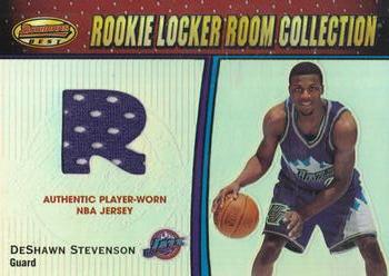 2000-01 Bowman's Best - Rookie Locker Room Collection Relics #LRCR22 DeShawn Stevenson Front