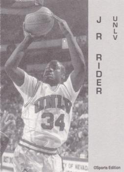 1993-94 Sports Edition I (unlicensed) #NNO J.R. Rider Back