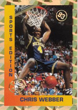 1993-94 Sports Edition I (unlicensed) #NNO Chris Webber Front