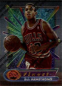 1994-95 Finest #25 B.J. Armstrong Front
