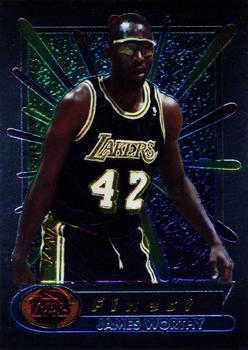 1994-95 Finest #42 James Worthy Front