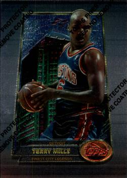 1994-95 Finest #105 Terry Mills Front