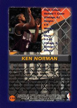 1994-95 Finest #110 Ken Norman Back