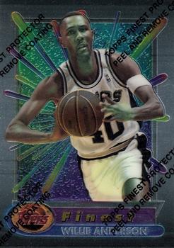 1994-95 Finest #143 Willie Anderson Front