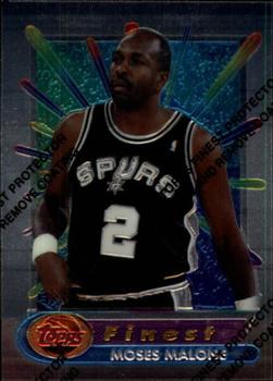 1994-95 Finest #268 Moses Malone Front