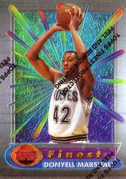1994-95 Finest #313 Donyell Marshall Front