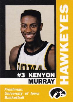 1992-93 Iowa Hawkeyes #NNO Kenyon Murray Front