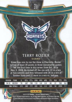 2019-20 Panini Select #23 Terry Rozier Back
