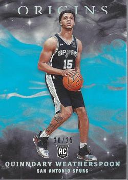 2019-20 Panini Origins - Turquoise #12 Quinndary Weatherspoon Front