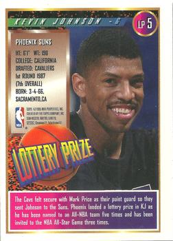 1994-95 Finest - Lottery Prize #LP5 Kevin Johnson Back