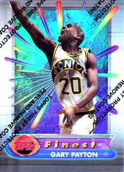 1994-95 Finest - Refractors #285 Gary Payton Front
