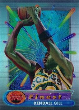 1994-95 Finest - Refractors #140 Kendall Gill Front