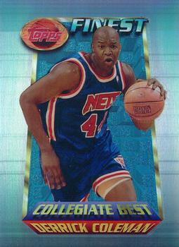 1994-95 Finest - Refractors #228 Derrick Coleman Front