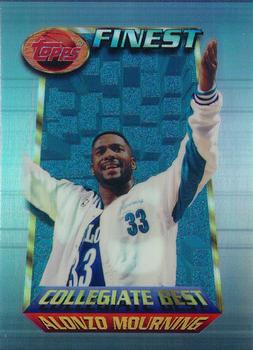 1994-95 Finest - Refractors #230 Alonzo Mourning Front
