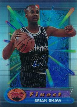 1994-95 Finest - Refractors #308 Brian Shaw Front