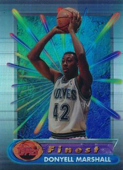 1994-95 Finest - Refractors #313 Donyell Marshall Front