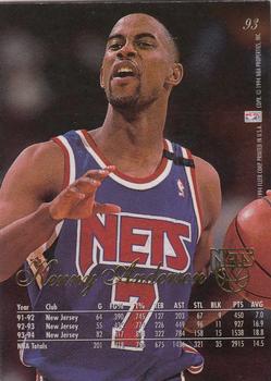 1994-95 Flair #93 Kenny Anderson Back