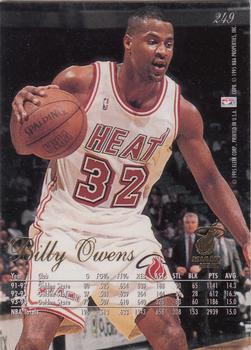 1994-95 Flair #249 Billy Owens Back