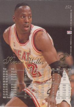 1994-95 Flair #252 Kevin Willis Back