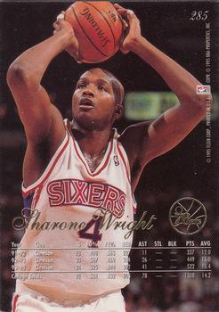 1994-95 Flair #285 Sharone Wright Back
