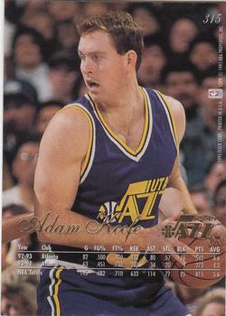 1994-95 Flair #315 Adam Keefe Back