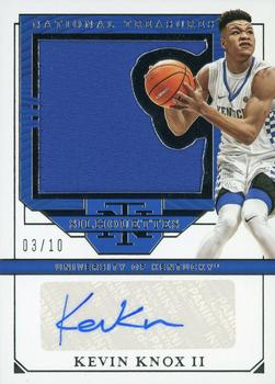 2019 Panini National Treasures Collegiate - Silhouettes Signatures #SS-7 Kevin Knox II Front