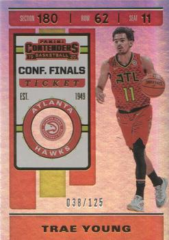 2019-20 Panini Contenders - Conference Finals Ticket #1 Trae Young Front