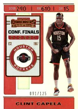 2019-20 Panini Contenders - Conference Finals Ticket #18 Clint Capela Front