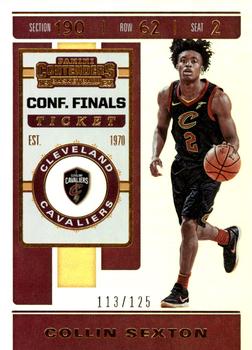 2019-20 Panini Contenders - Conference Finals Ticket #19 Collin Sexton Front