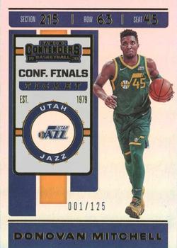 2019-20 Panini Contenders - Conference Finals Ticket #31 Donovan Mitchell Front